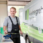 Auf der Baumesse in Rheda-Wiedenbrück Haustüren präsentiert